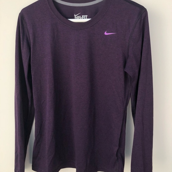 Nike Tops - SOLD NIKE Purple Dri-Fit Long Sleeve